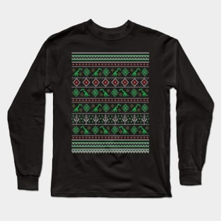 Shylasaur Holiday Sweater Long Sleeve T-Shirt